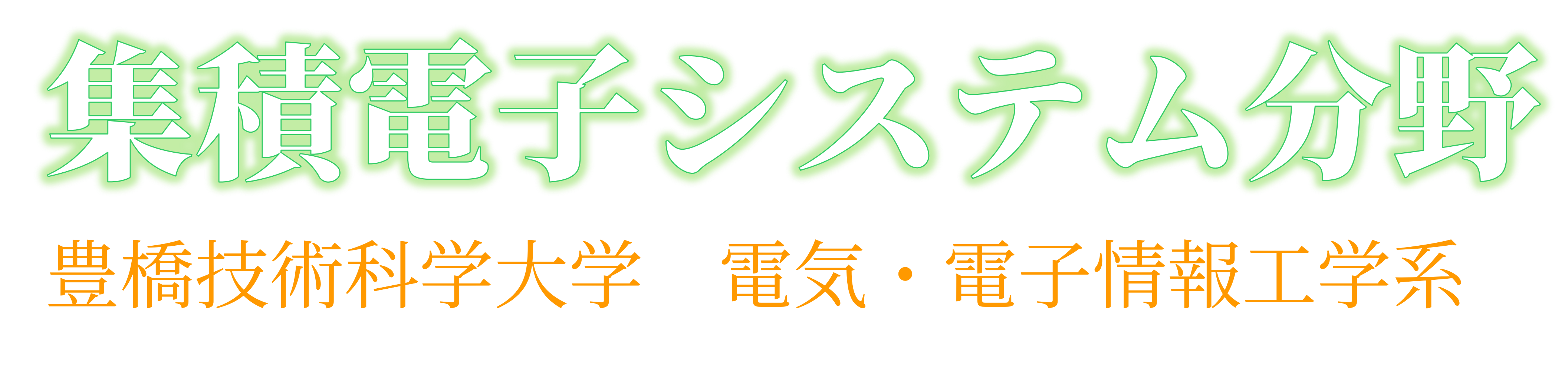 豊橋技術科学大学 電気・電子情報工学系 集積電子システム分野